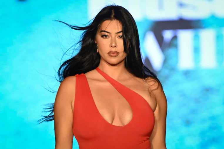 Lauren Chan walks the runway at the Sports Illustrated Swimsuit show on June 1, 2024. 